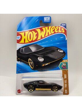Hot Wheels 71 Lamborghini Miura SV Black HW 70s Vs 90s 6/10 78/250